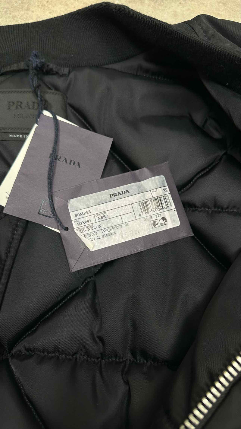 Prada Bomber Padded Oversized Jacket