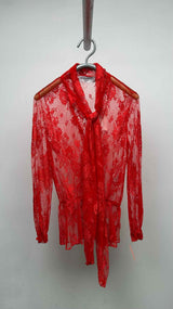 Balenciaga Floral-lace Blouse