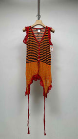 Kiko Kostadinov Spakona Striped S/S Cardigan