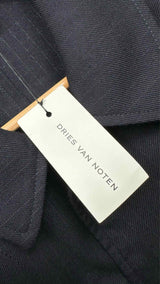 Dries Van Noten Pinstripe Worsted Wool Jacket