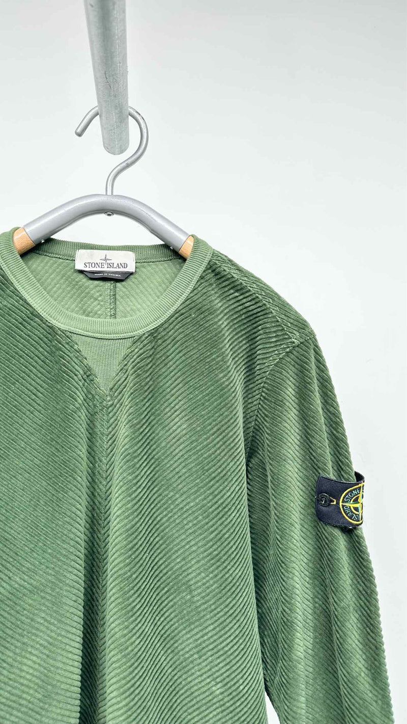 Stone Island Corduroy Elbow-patched Sweatshirt