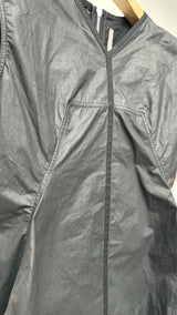 Rick Owens N/S V-neck Back-zip Coated Dress