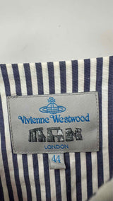Vivienne Westwood Man Stripe Hybrid Bordage Muslin Shirt