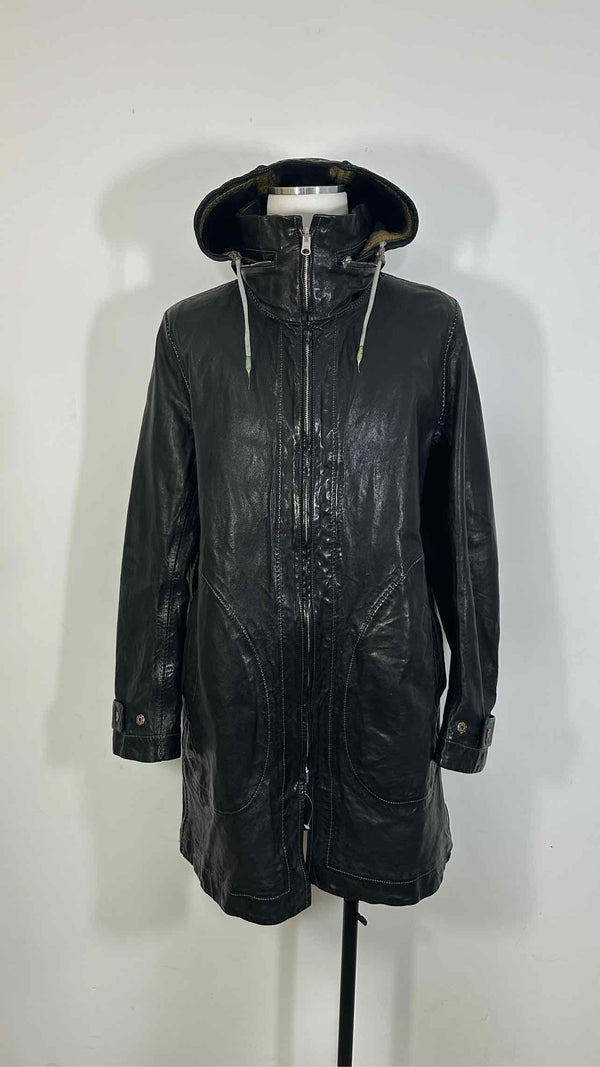Carol Christian Poell Hooded Reversible Leather Coat