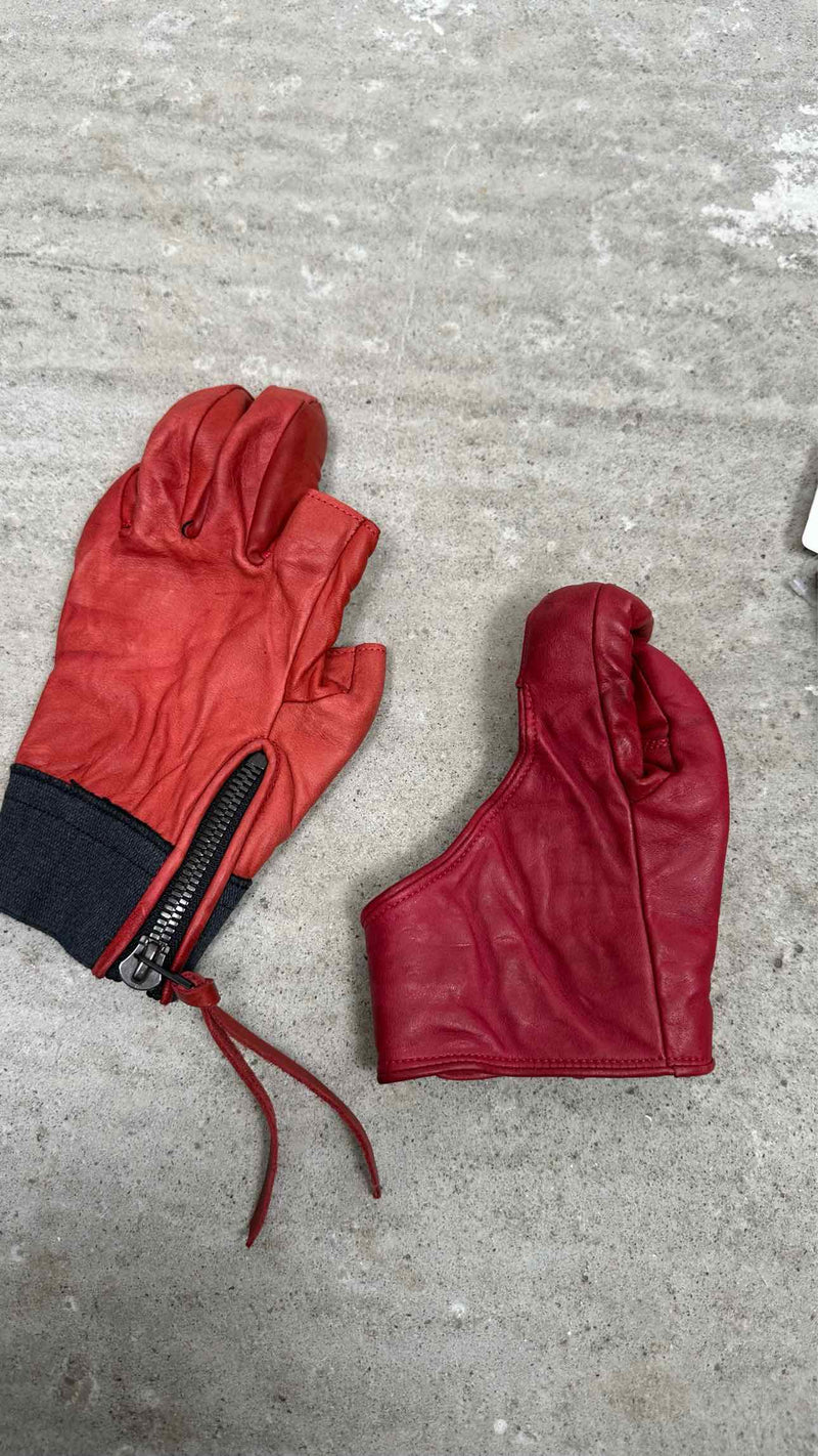 D.HYGEN Layered Leather Gloves