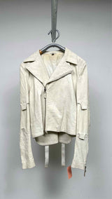 Helmut Lang Archive Cut-out Bondage Biker Leather Jacket