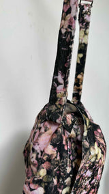 Ann Demeulemeester Hydrangea-print Corduroy Messenger Bag