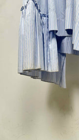 Simone Rocha H/S Stripe Tiered Fill Shirt Dress