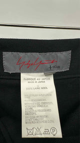 Yohji Yamamoto + Noir Belted Cropped Wide Pants