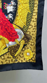 Hermes Casques et Plumets Silk Scarf