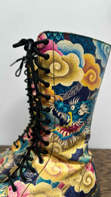 Yohji Yamamoto X Dr. Martens Printed Long Boots