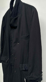 Paul Harnden X Comme Des Garcons Double-Breasted Hopscotch Long Coat