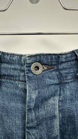 RRL Boro Patch-work Denim Shorts