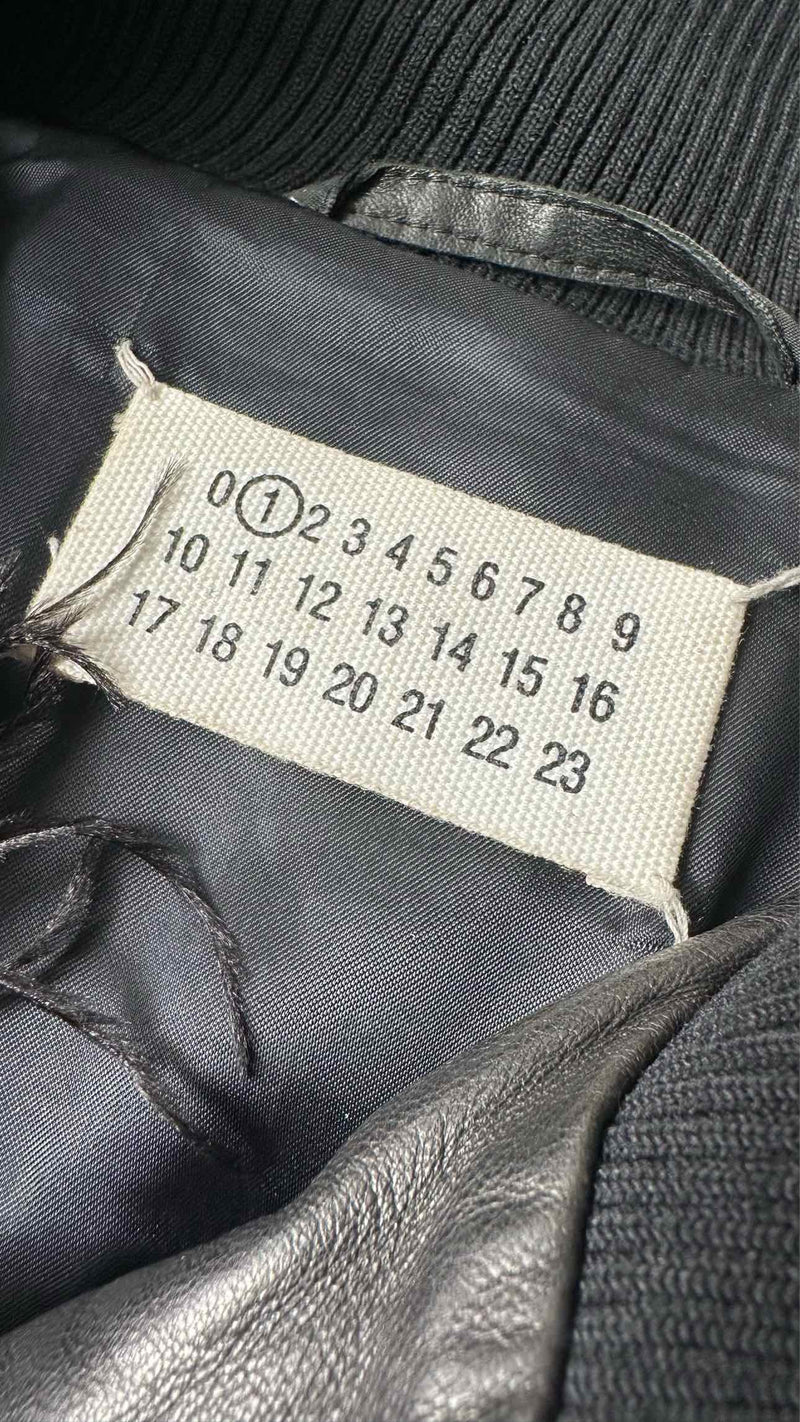 Margiela Leather / Feather Coat