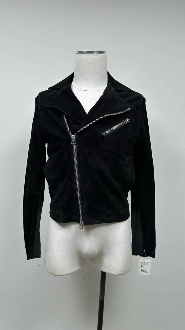 Acne Studios Leather-sleeve Suede Jacket