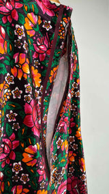 Comme Des Garcons 2D Velvet Floral Dress