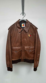 Sky High Farm Perennial Logo Leather Jacket