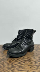 GUIDI back zip ankle Boots