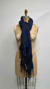 Issey Miyake Men Textured Pleated Fringe Scarf