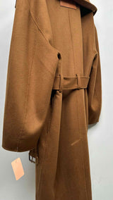 JW Anderson Belted Longline Wrap Front Long Coat