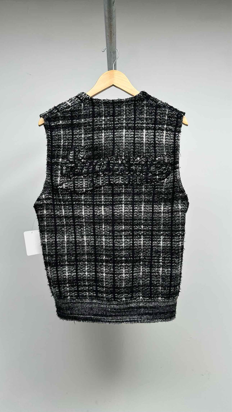 Supreme Speckled Zip-up Sweater Vest