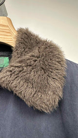 Junior Gaultier Faux-fur Collar Fleece-lining Work Coat