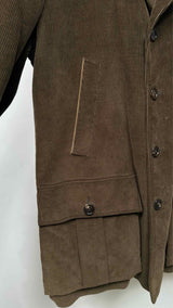 Ralph Lauren Purple Label Suede-patched Corduroy Jacket