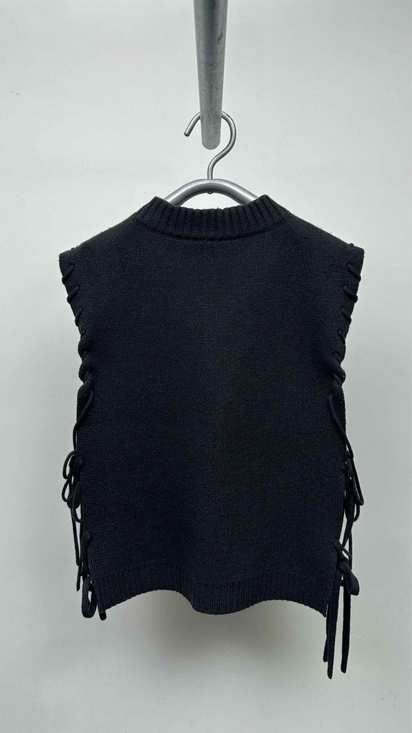 Craig Green Side Lace-up V-neck Knit Vest