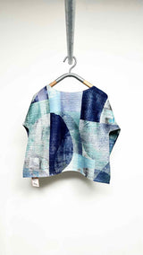 Pleats Please L/S Cropped Pleated Modernist Top