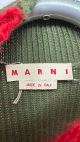 Marni Docking High-neck Border Sweater