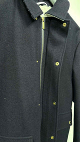 Thom Browne Shearling Zip-up Hooded Coat