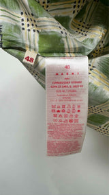 Marni S/S Check Fields Camp Silk Shirt