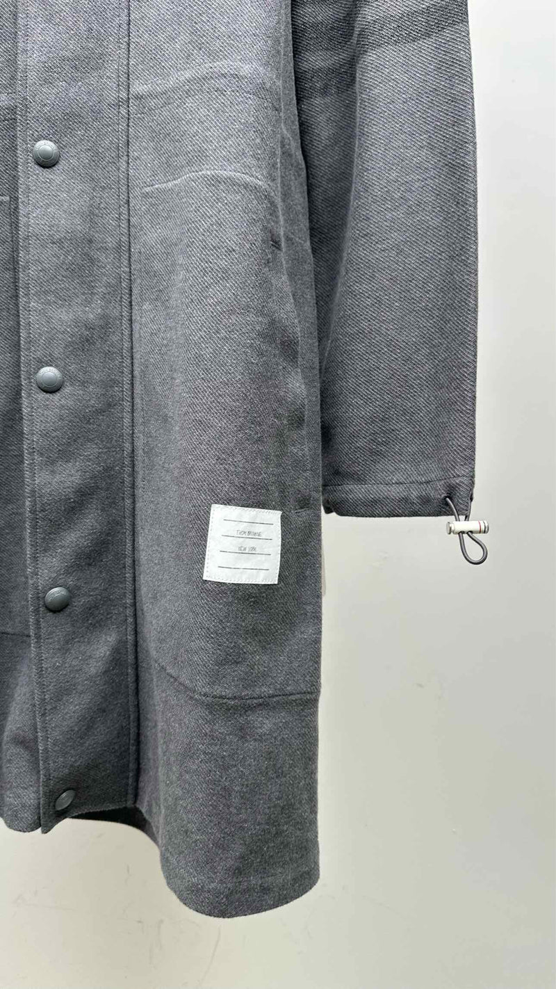 Thom Browne 4-bar Stripe Long Parka