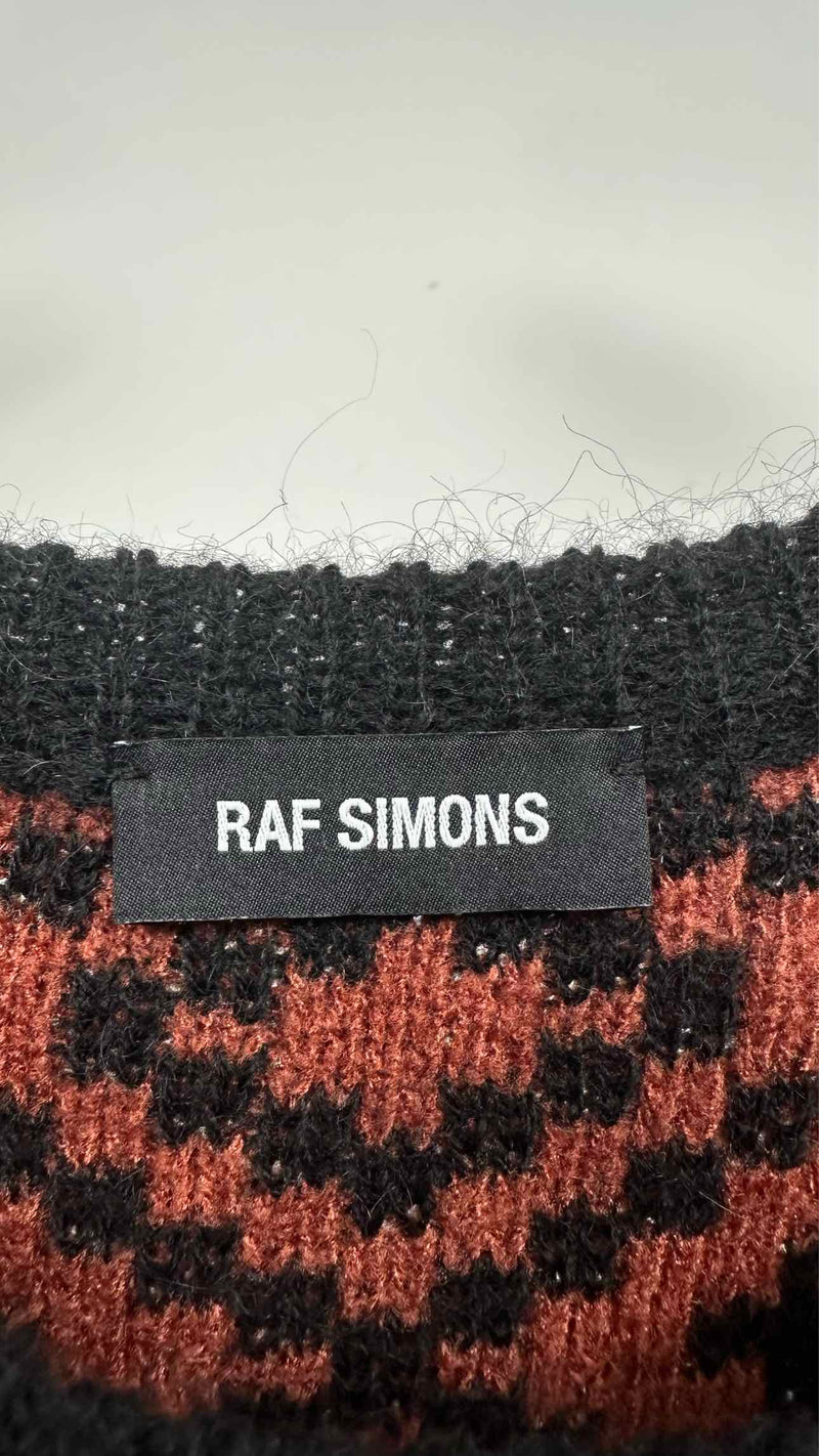 Raf Simons Iron-ring Cut-out Nordic Sweater