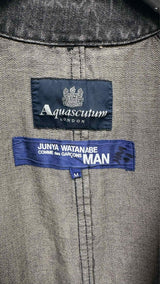 Junya Watanabe MAN X Aquascutum Distressed Denim Trench Coat