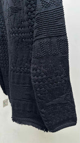 Alanui Shawl-neck Oversized Cable Cardigan