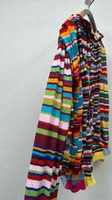 Comme Des Garcons Oversized Gathered Border Sweater