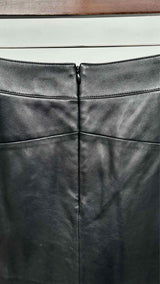 Gabriela Hearst Pleated Leather Long Skirt