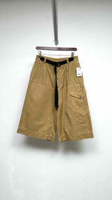 Dries Van Noten Belted Cargo Wide Shorts