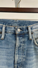 Acne Jeans Distressed Knee-patch Jeans