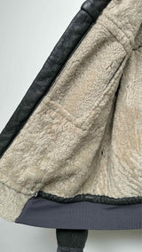 Rick Owens Shearling Bomber Jacket