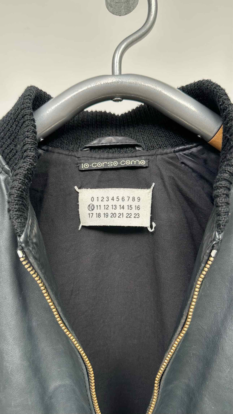 Margiela Leather Bomber Jacket