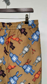 MCM Robot-printed Shorts
