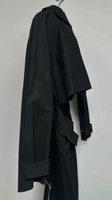 Bottega Veneta L/S Back Cut Out Trench Dress