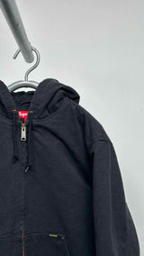 Supreme X The Misfits Skal-pacthed Zip-up Hooded Work Jacket