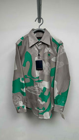 Louis Vuitton X Kidsuper Studio Oversized Monogram Face Camouflage Shirt