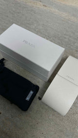 PRADA SPR30Y Shield Mirrored Sunglasses