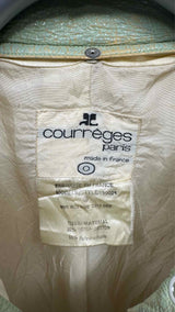 Courreges X UTA Arline Flight Crew Uniform Faux Leather Jacket