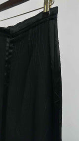 Jean Paul Gaultier Shiny-line Switching Long Skirt