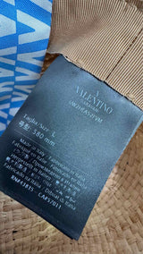 Valentino Scarf Straw Hat